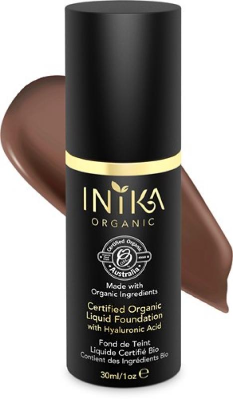 Inika - Cocoa Biologische liquid foundation met hyaluronic Acid